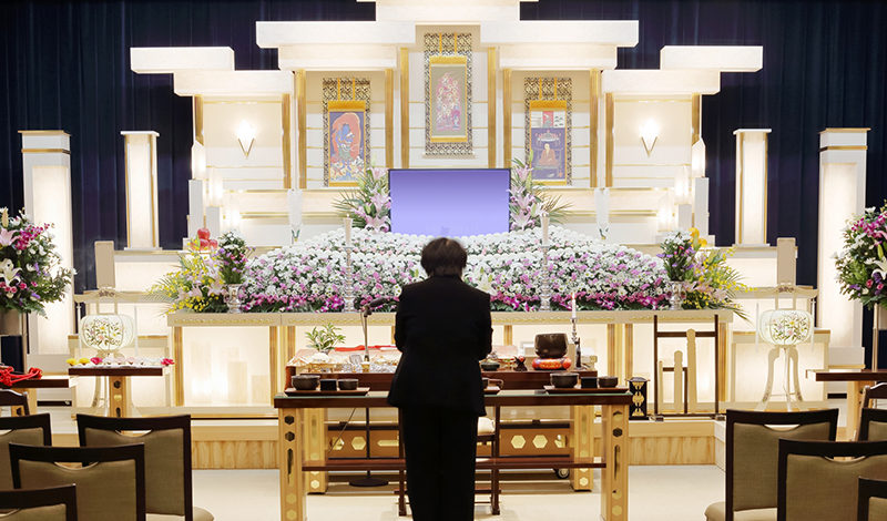 横浜市南区の葬儀社である"セレモみなみ"が施行する一般葬のイメージ写真